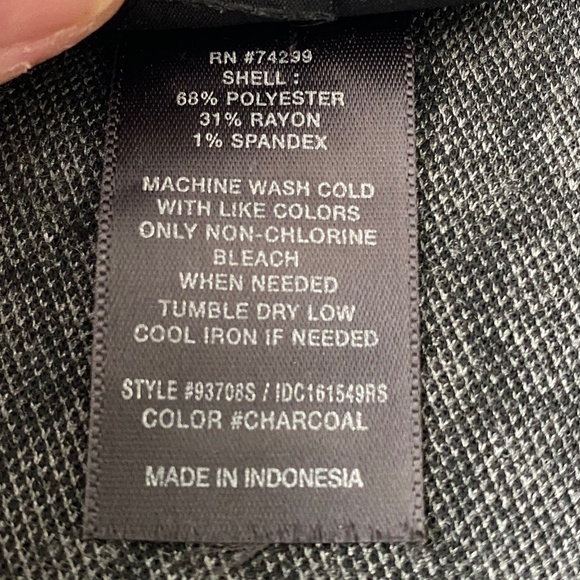 EnFocus‎ Women Charcoal Short Sleeve Oval Pattern Straight Shift Midi Dress 18W - Picture 7 of 14